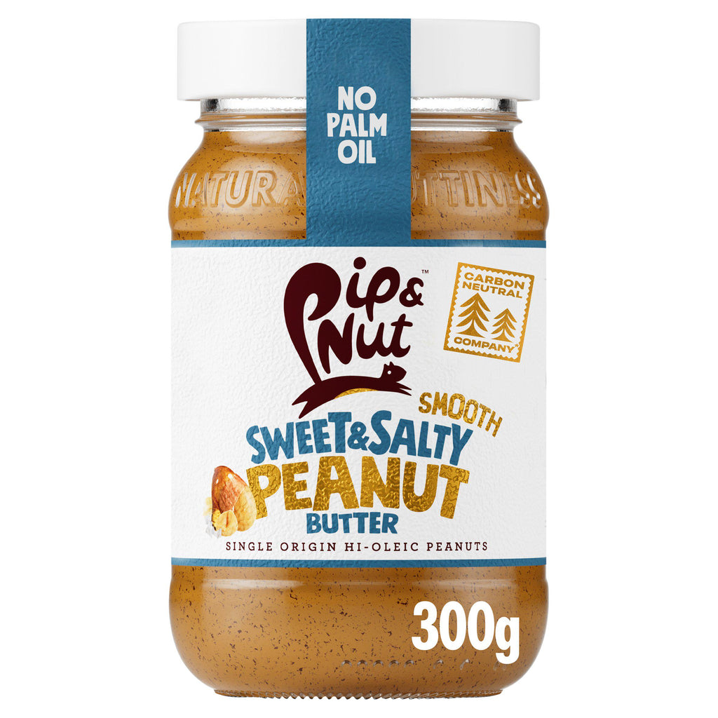 Pip & Nut Smooth Sweet Salty Peanut Butter 300g