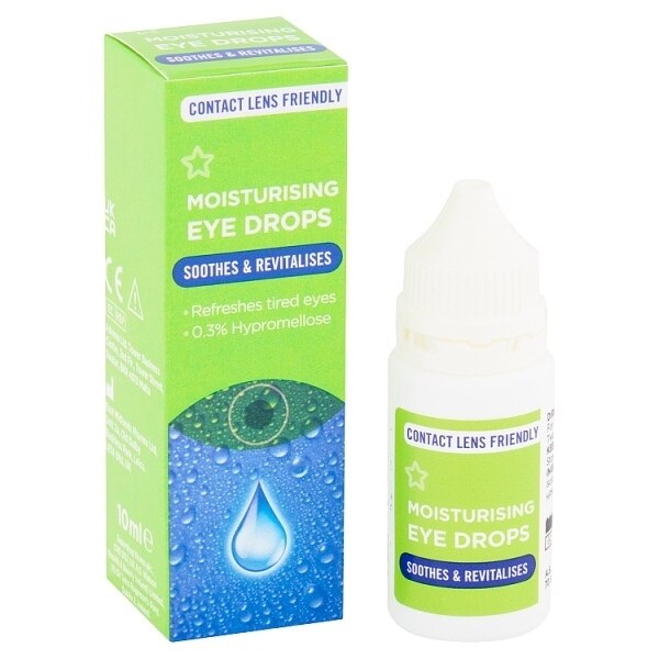 Superdrug Moisturising Eye Drops 10ml GOODS Superdrug   