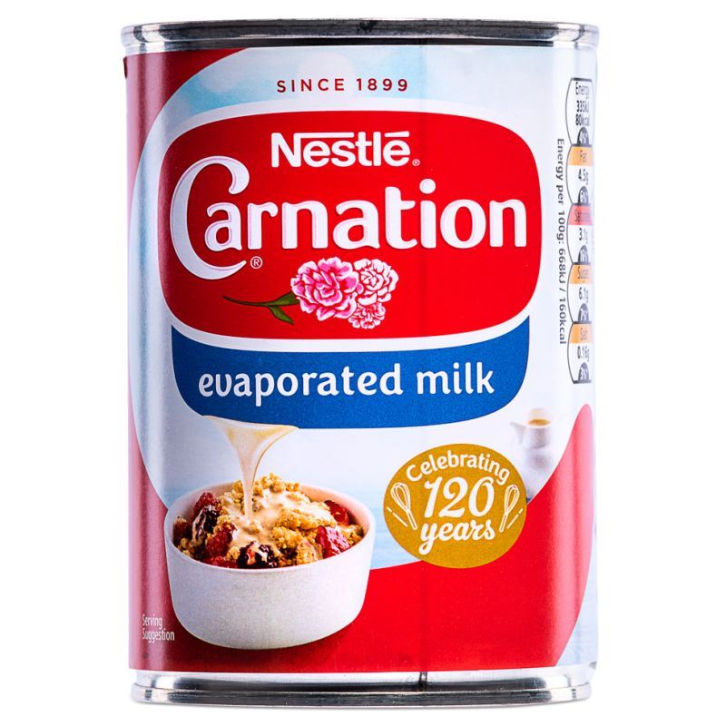Nestle Carnation evaporated milk tin (British brand)