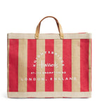 Harrods large canvas stripe shopper bag - British product