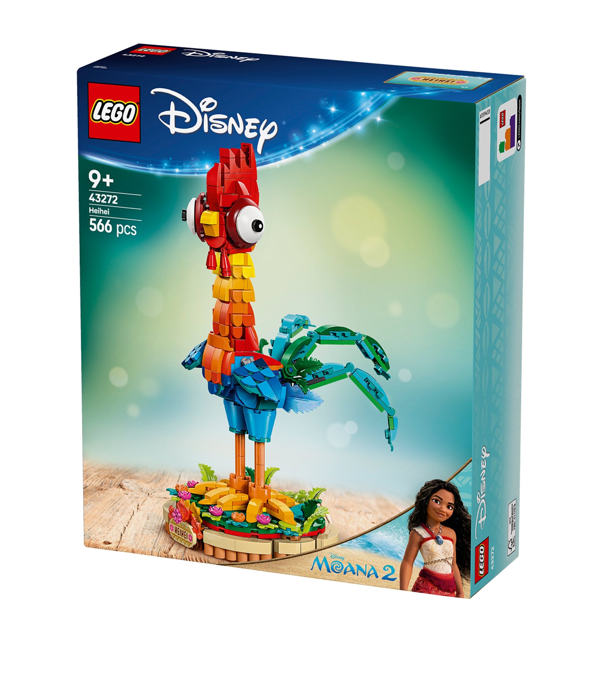 Lego Disney Moana 2 Heihei figure, UK version
