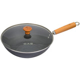 Cooker King iron wok with cover 28cm - British product