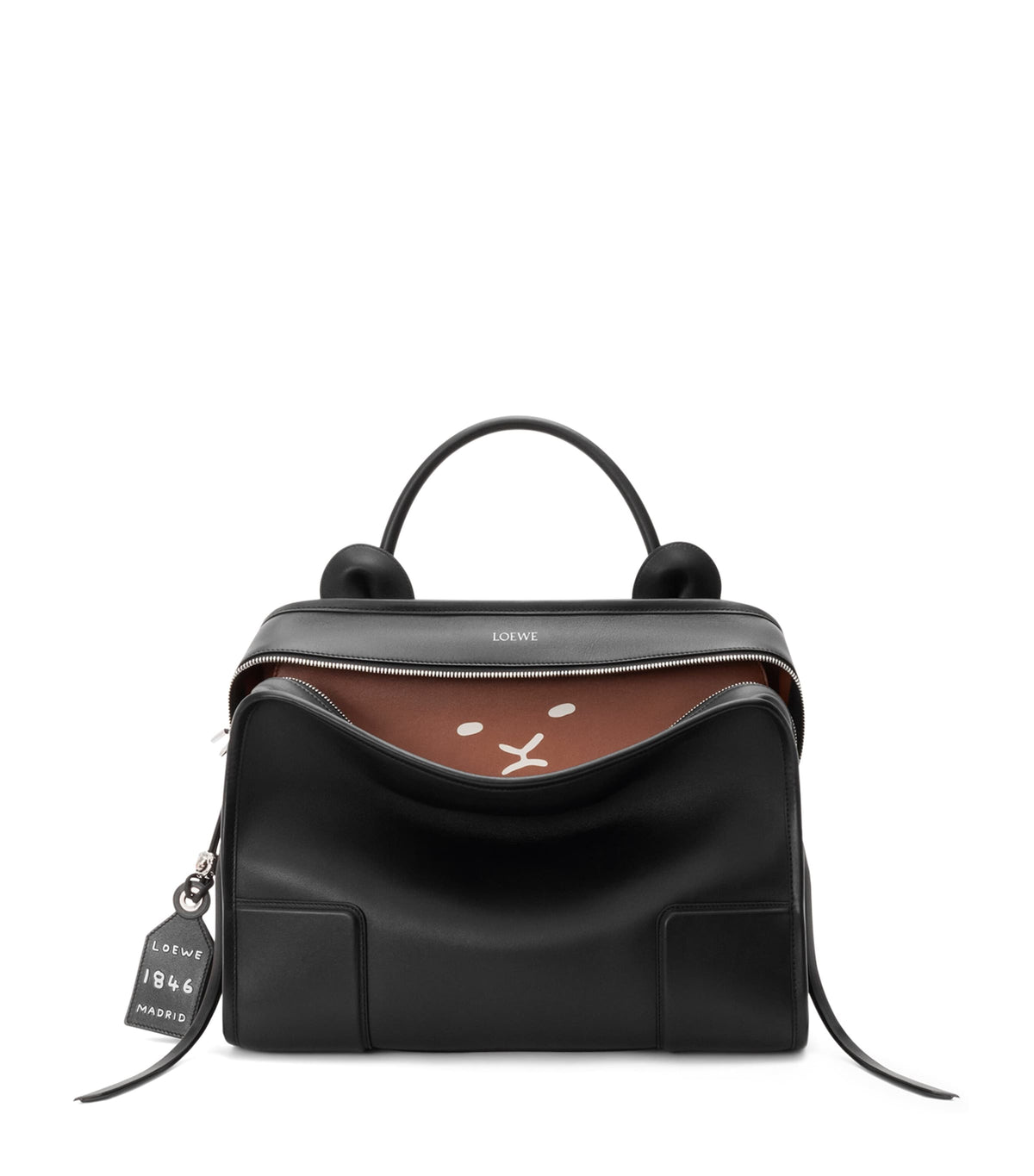 LOEWE Amazona 180 shoulder bag calfskin suede animal face - British product