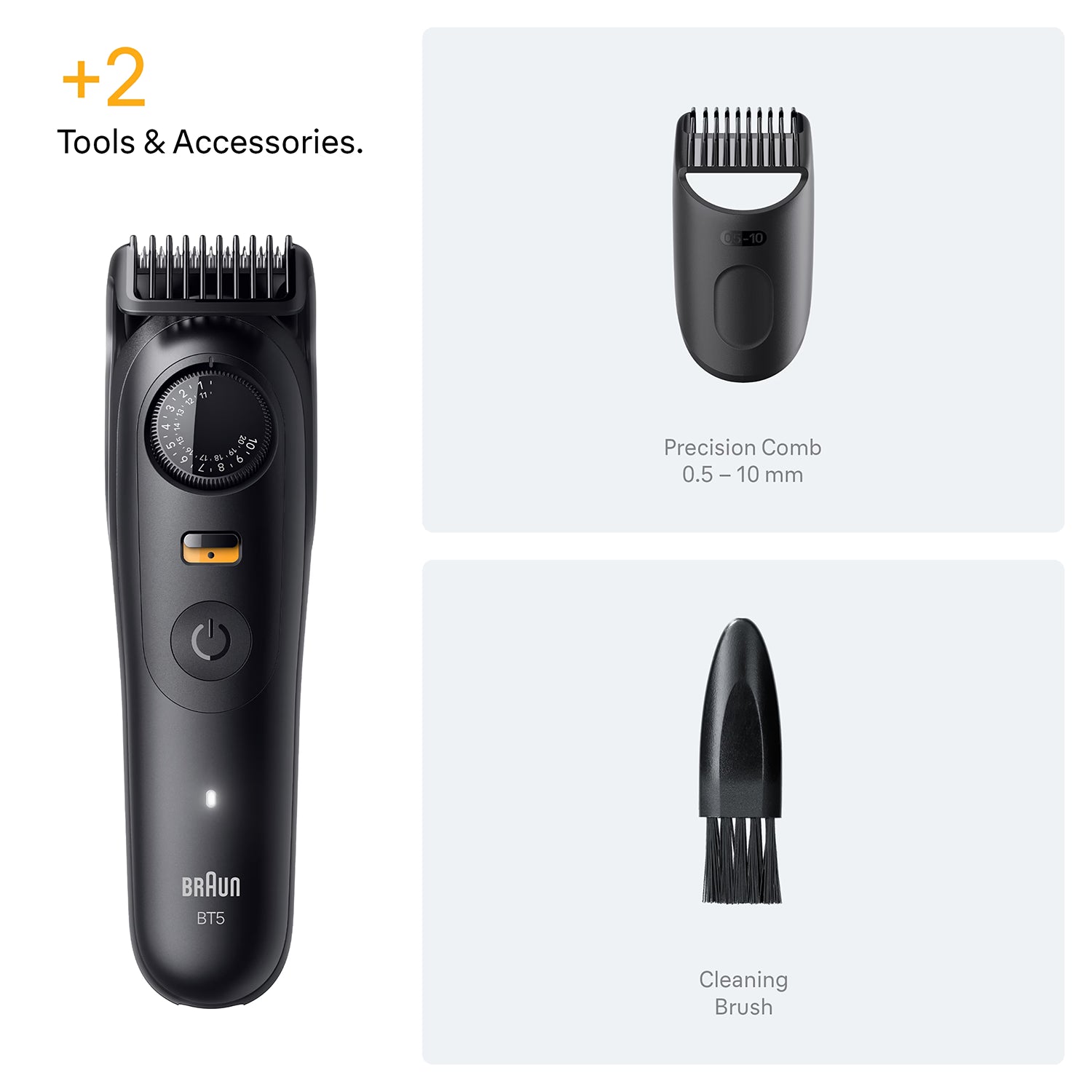 Braun Series 5 beard trimmer black BT5500, UK version