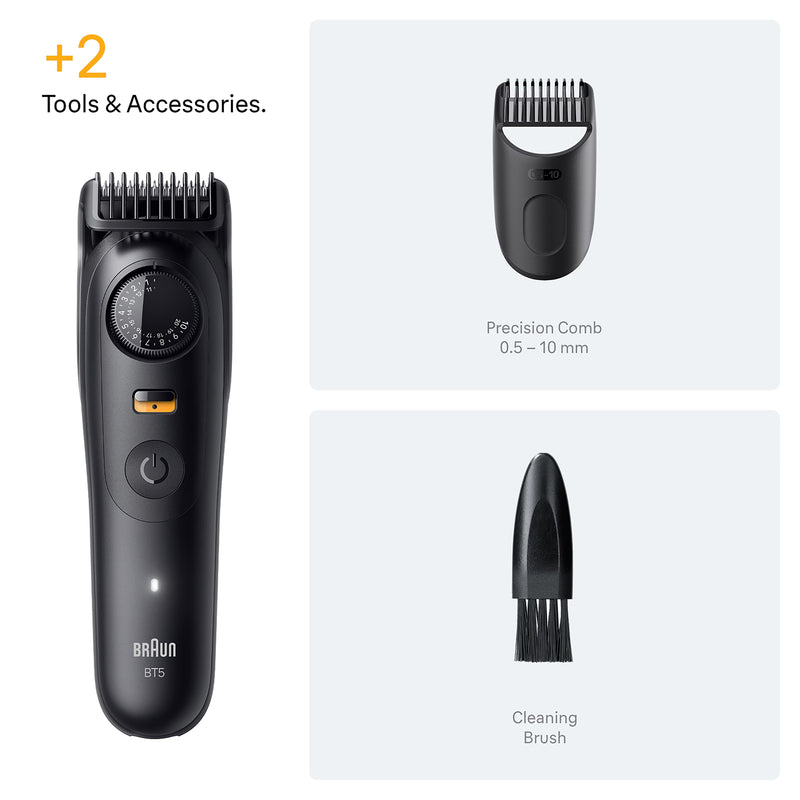 Braun Series 5 beard trimmer black BT5500, UK version