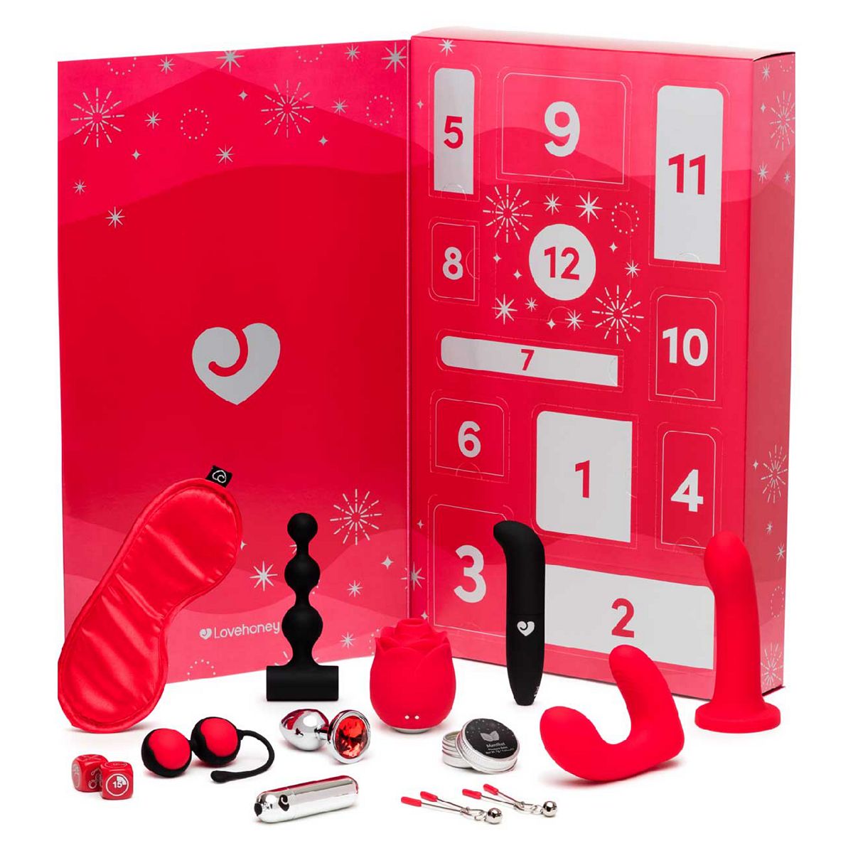 Lovehoney Rose 12 Day Gift Set GOODS Boots   