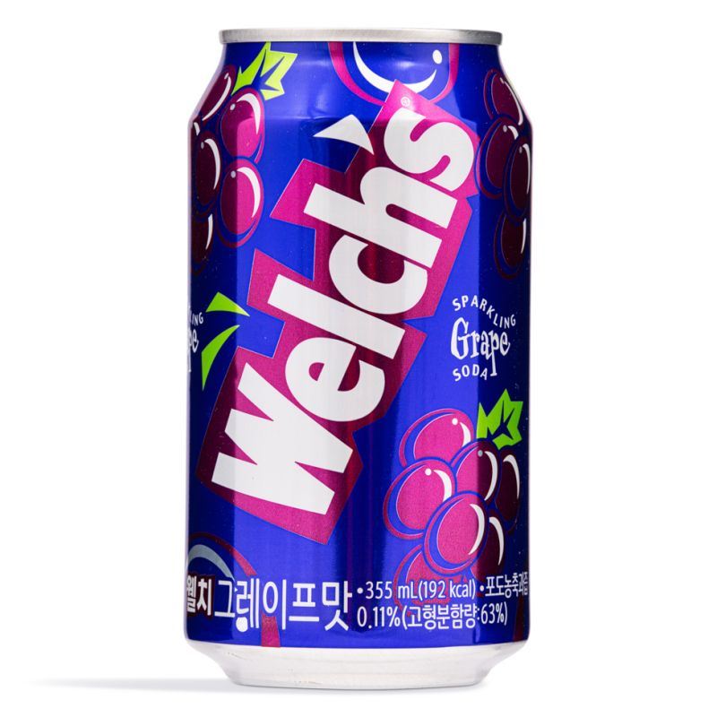 Welch's sparkling grape soda drink (British brand)