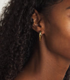 Engelbert gold drop link earrings - British product
