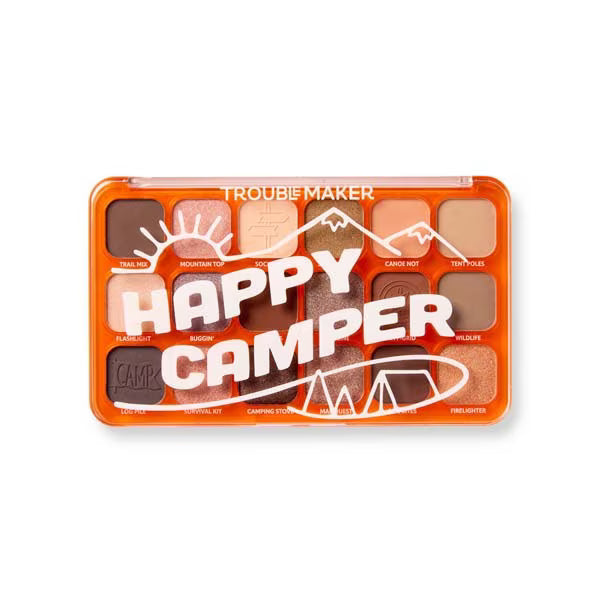 Trouble Maker big trouble shadow palette happy camper (British brand)