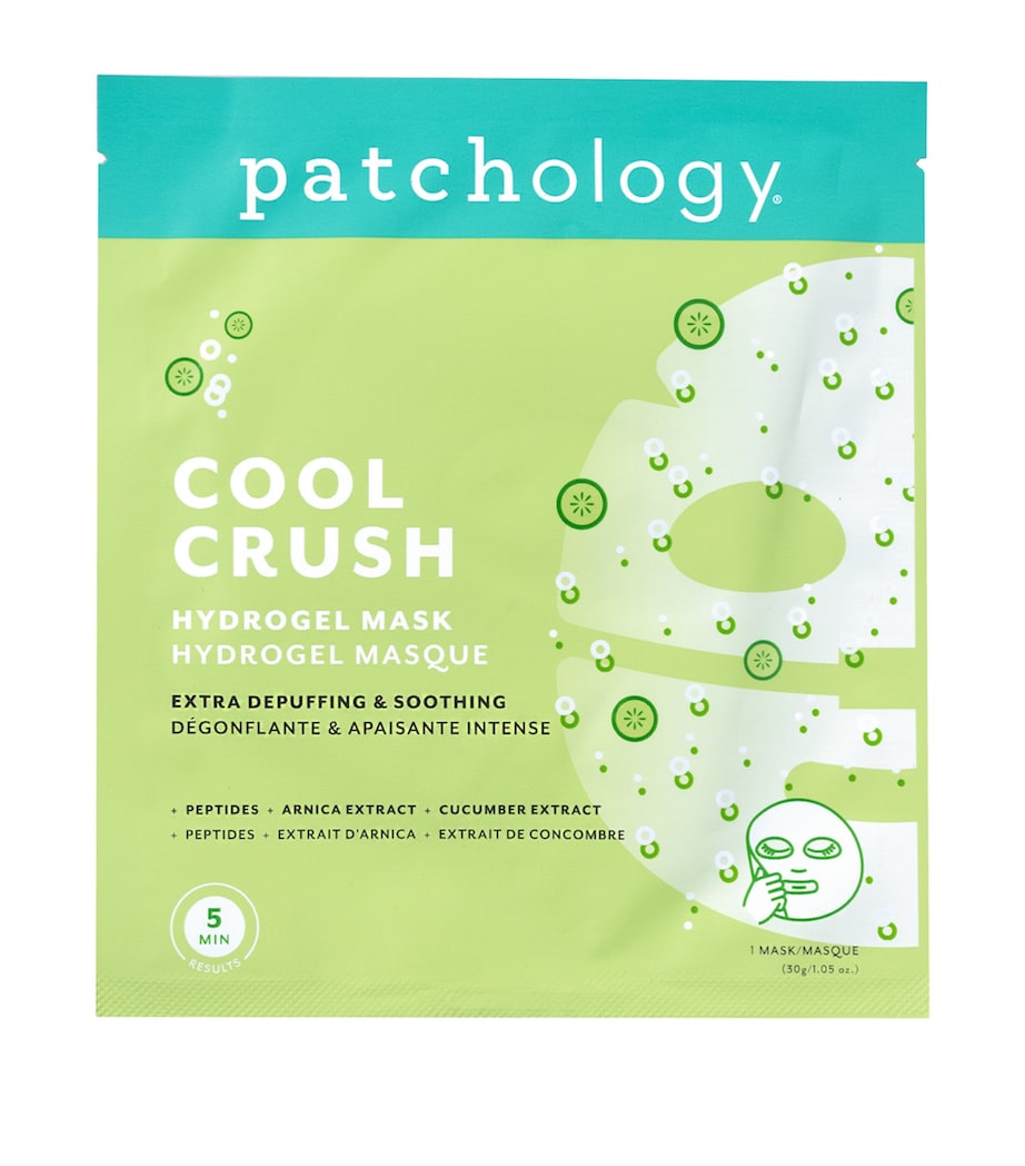 Patchology Cool Crush hydrogel face mask 44g, imported from the UK
