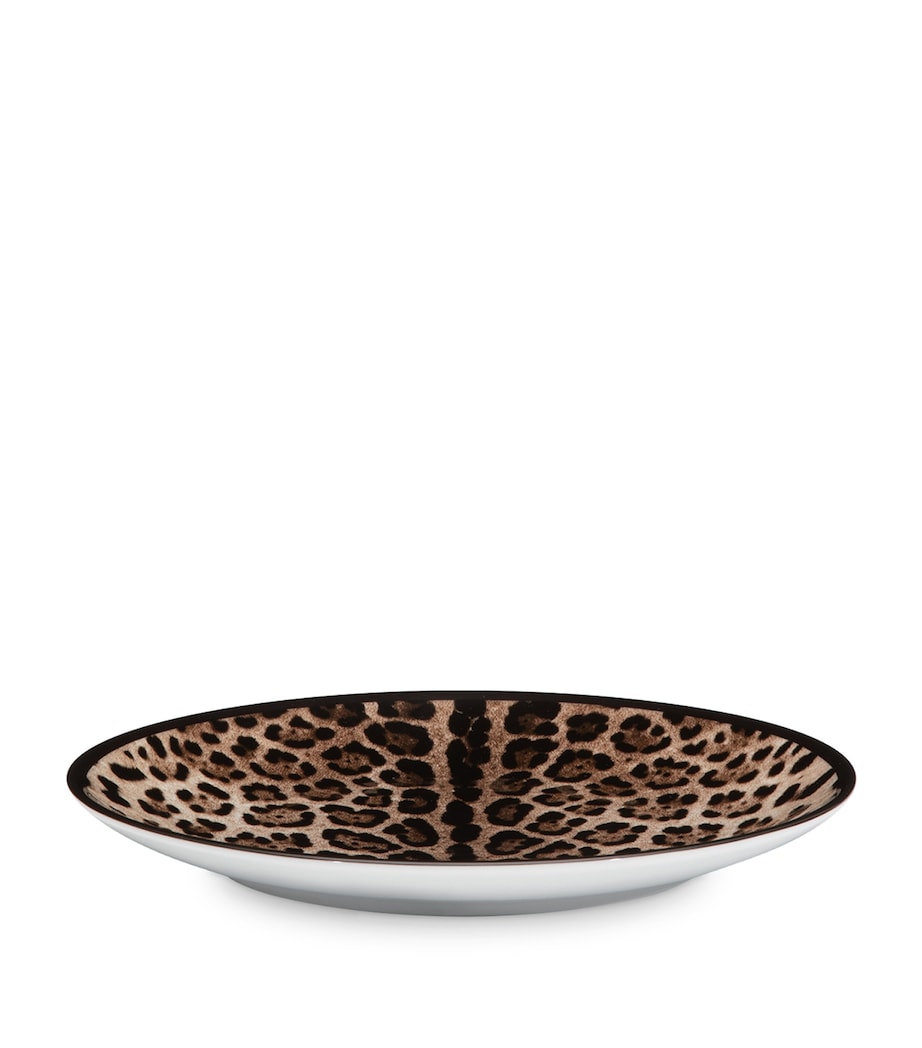 Dolce&Gabbana leopard print dinner plates 26cm, UK version