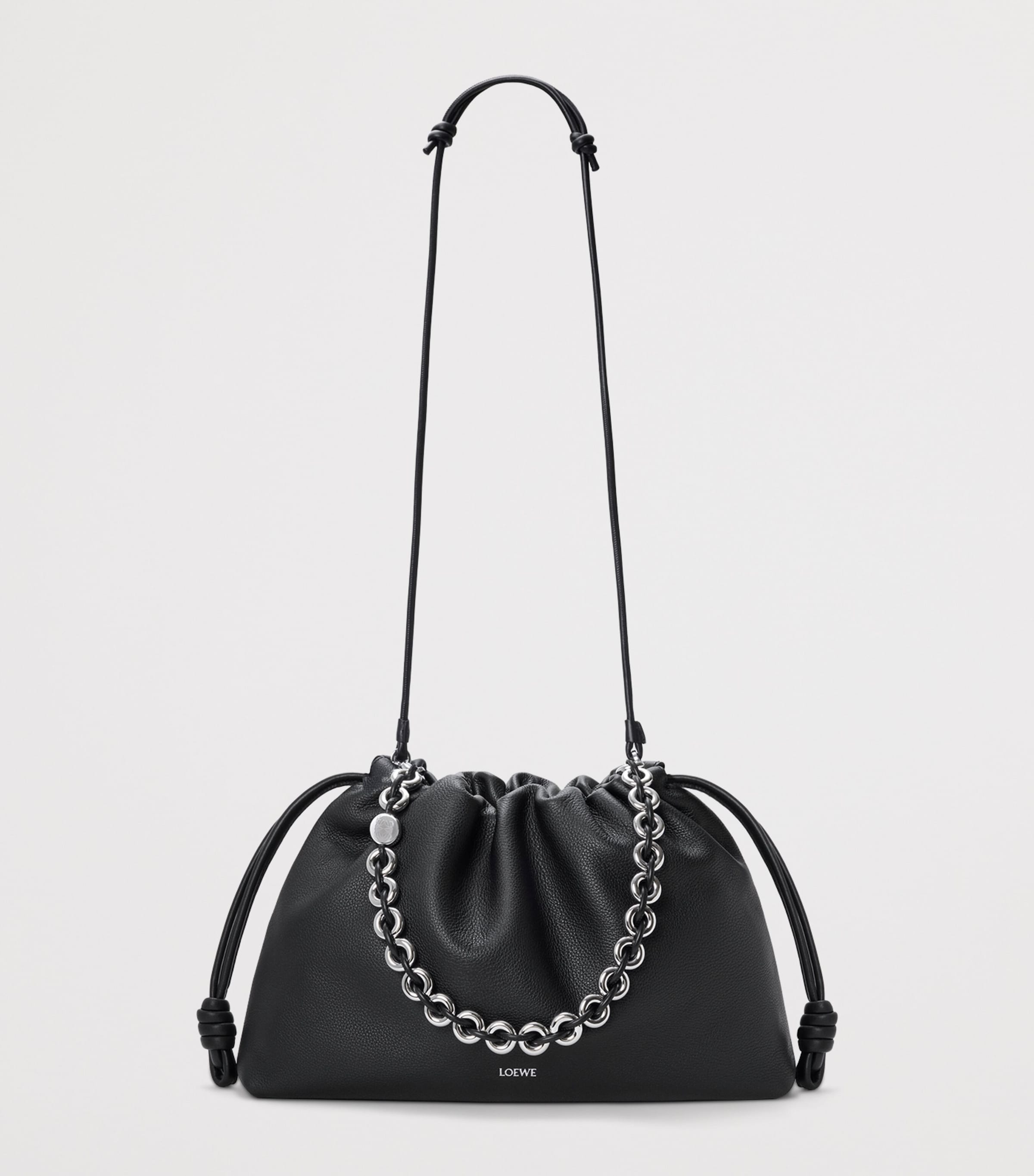 LOEWE Flamenco Large Leather Shoulder Bag, imported from the UK