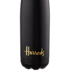 Harrods Black Logo water bottle 500ml, UK version