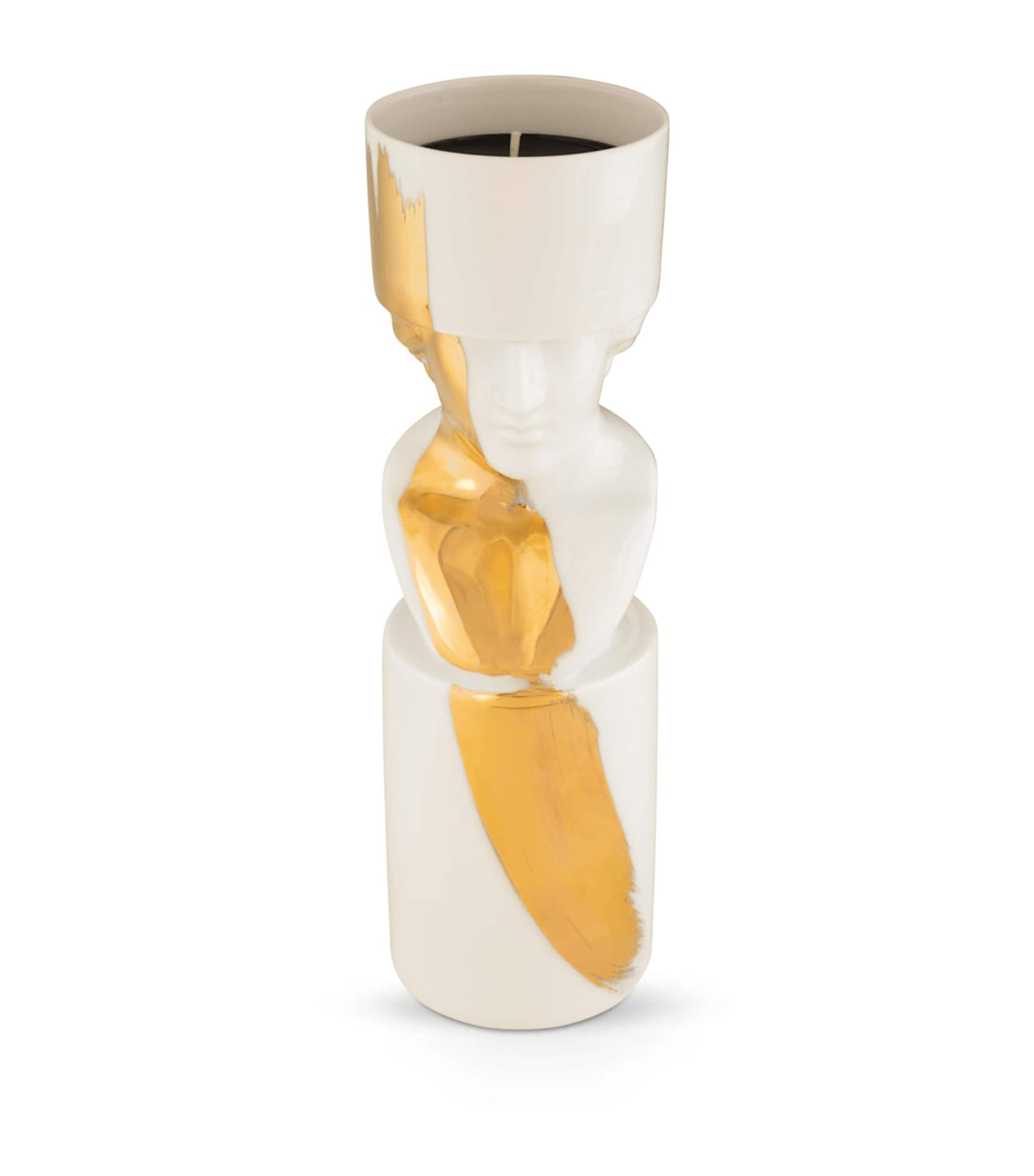 GINORI 1735 White Jealousy scented tea light candles pack of 12, UK version
