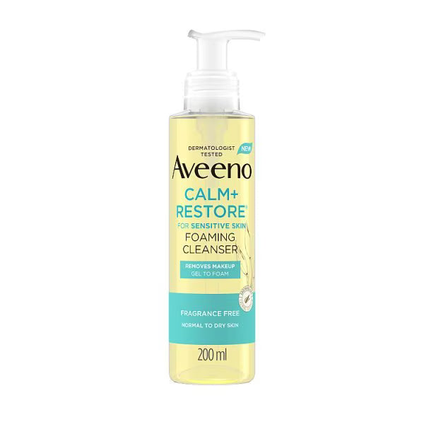 Aveeno Face Calm + Restore Cleanser 200ml - British product