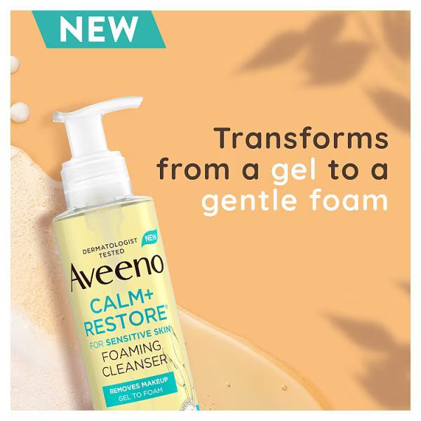 Aveeno Face Calm + Restore Cleanser 200ml - British product
