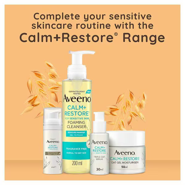 Aveeno Face Calm + Restore Cleanser 200ml - British product