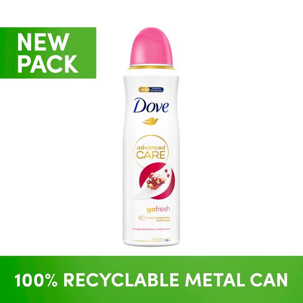 Dove Advanced Antiperspirant Deodorant Pomegranate 200ml GOODS Superdrug   