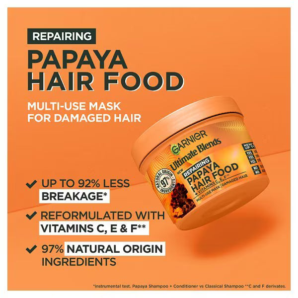 Garnier Ultimate Blends Papaya Hair Food Mask 390ml, UK version