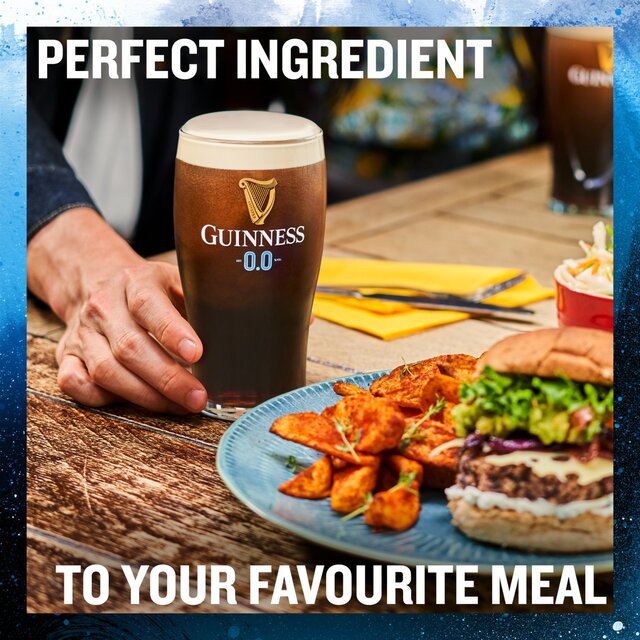 Guinness Draught 0.0% Alcohol Free Stout    4 x 440ml