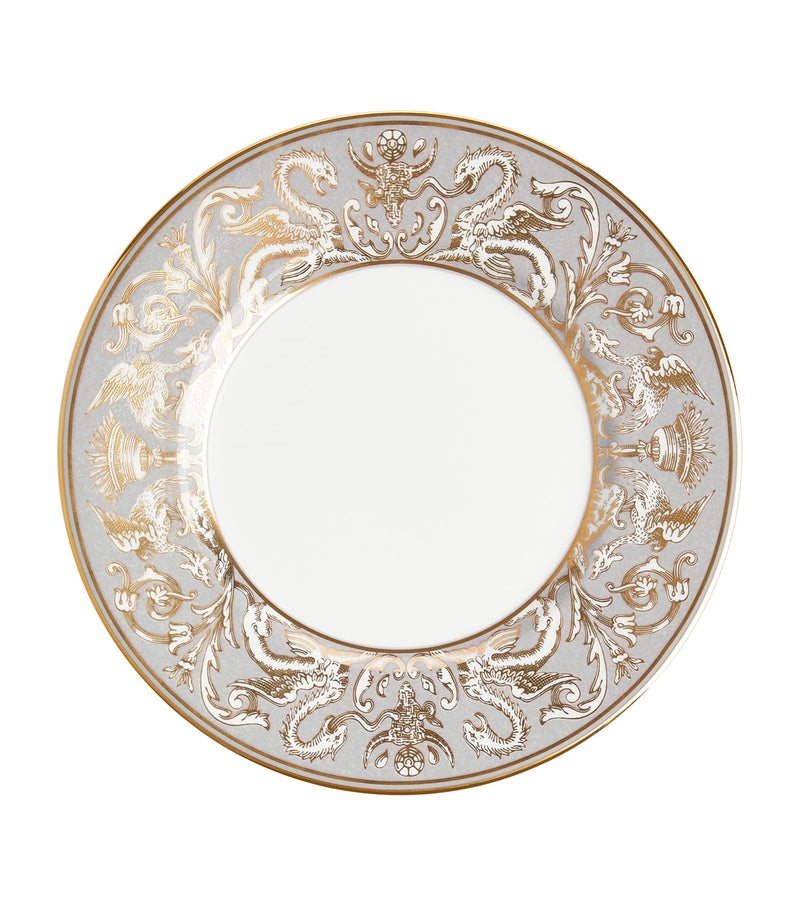 Wedgwood Renaissance Grey fine china plate 23cm (British brand)