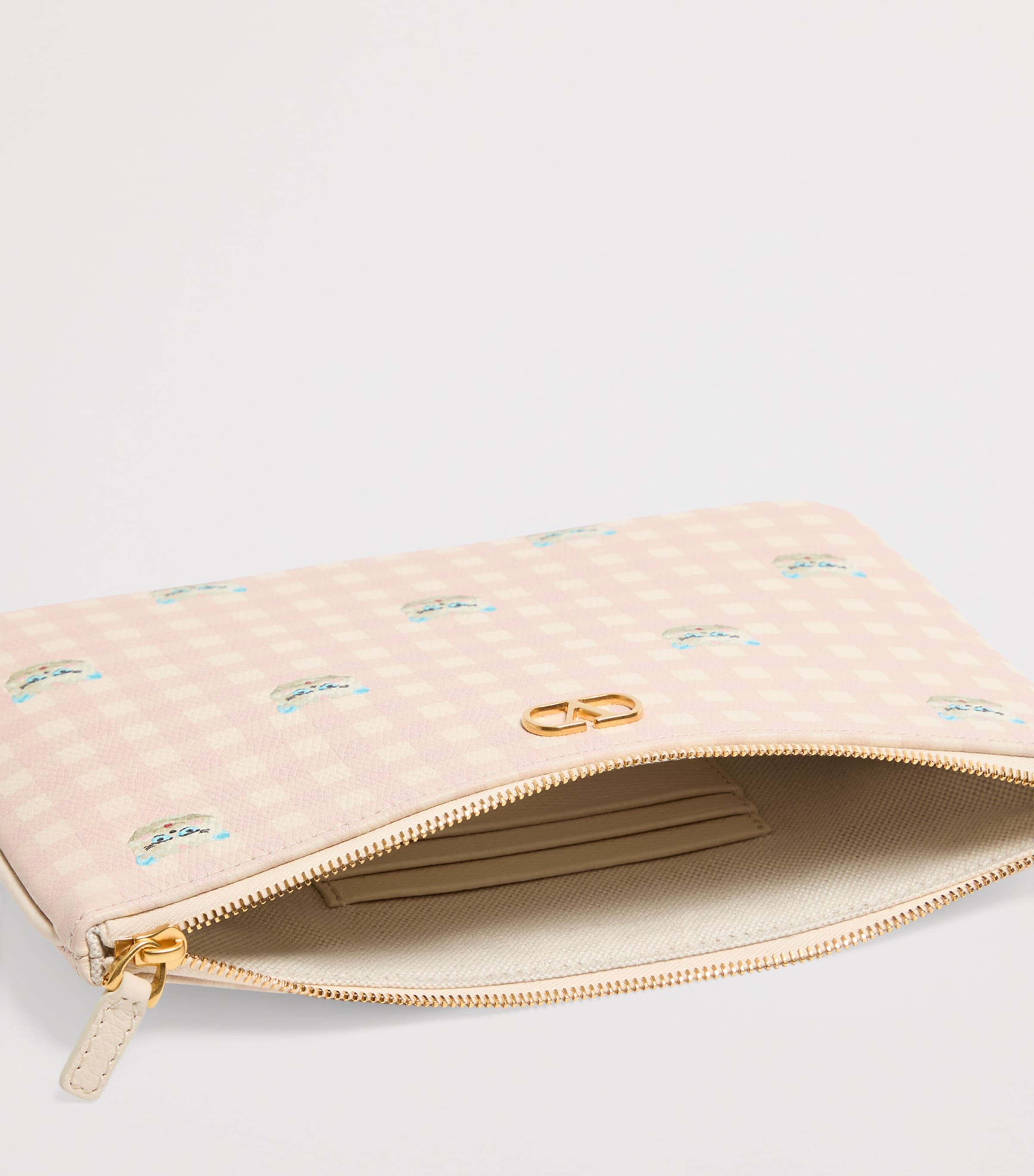 Valentino Garavani medium leather VLogo signature pouch (British brand)