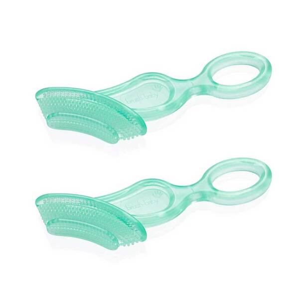 Brush Baby double chewable toothbrush and teether for babies, imported from the UK