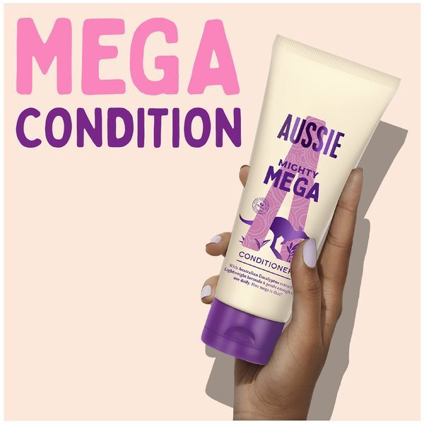 Aussie Mega Hair Conditioner For Everyday Conditioning 200ml GOODS Sainsburys   