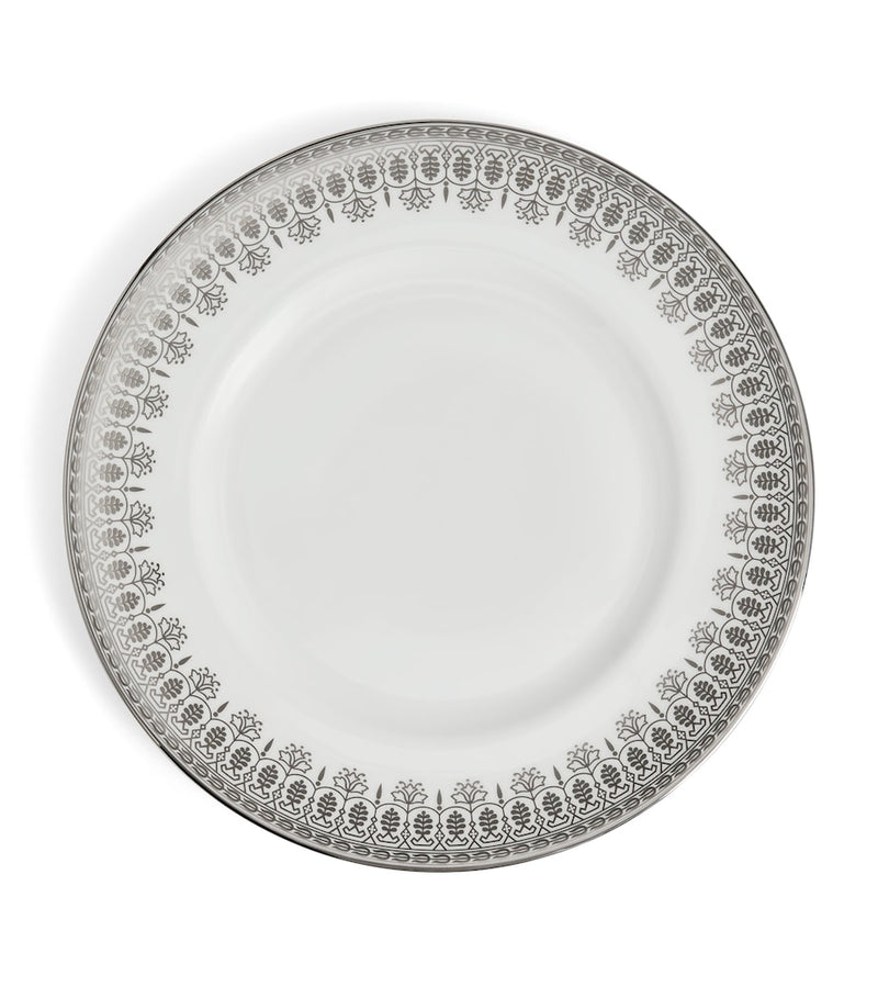 Wedgwood Silver Tonquin bone china plate 27cm (British brand)
