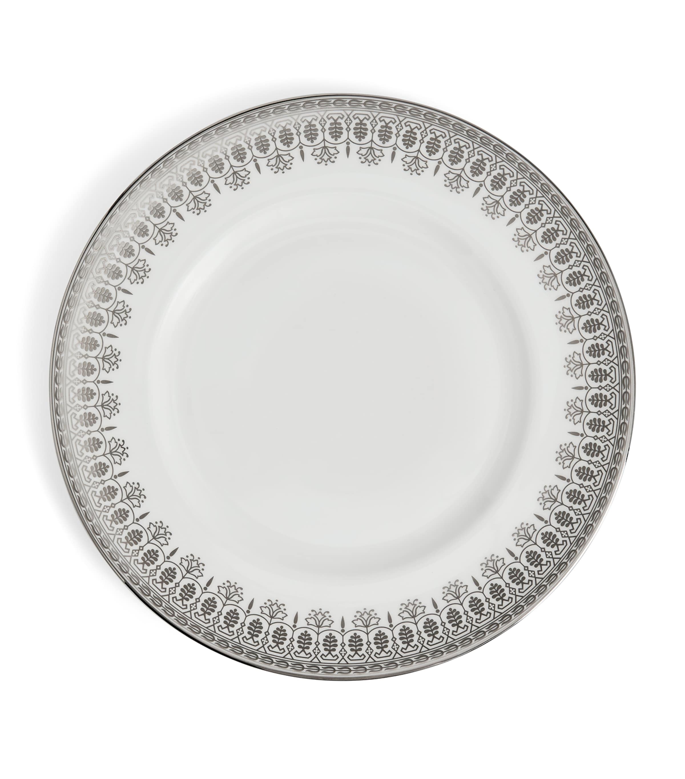 Wedgwood Silver Tonquin bone china plate 27cm (British brand)