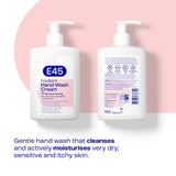 E45 Emollient Wash Cream gentle cleansing for very dry skin Pump   250ml