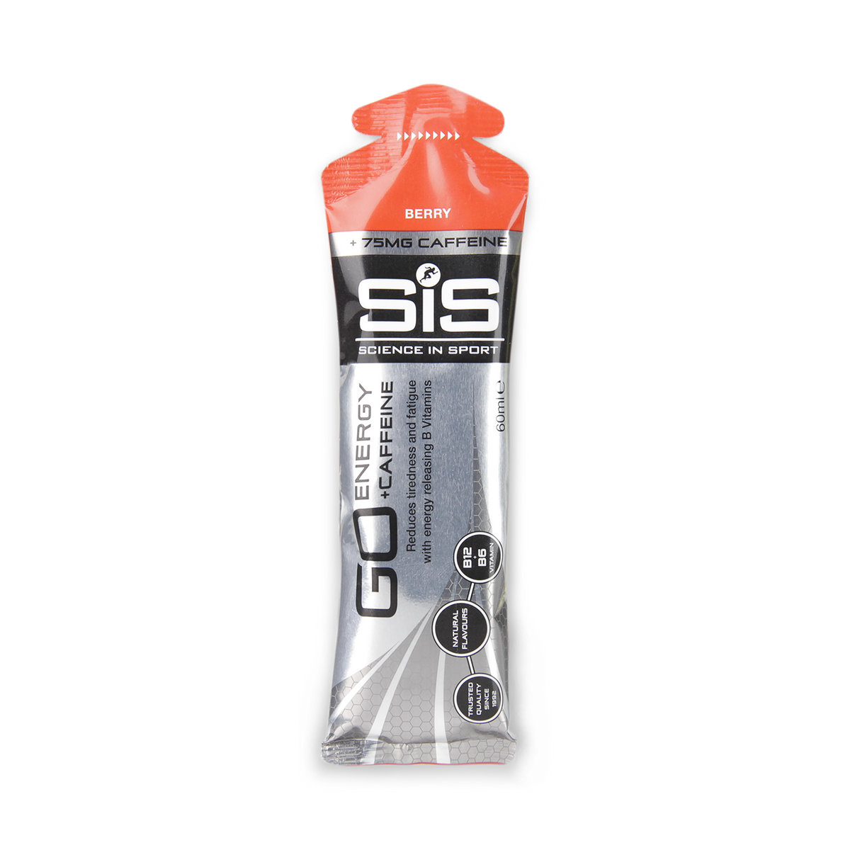 SiS GO Energy + Caffeine Gel Berry 60ml - McGrocer