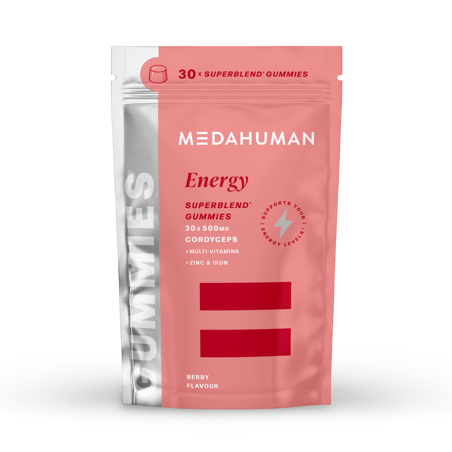 Medahuman energy gummies Superblend 30 gummies, UK version