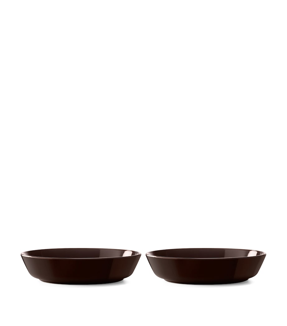 Set of two LSA International porcelain starter pasta bowls, 20cm, UK version