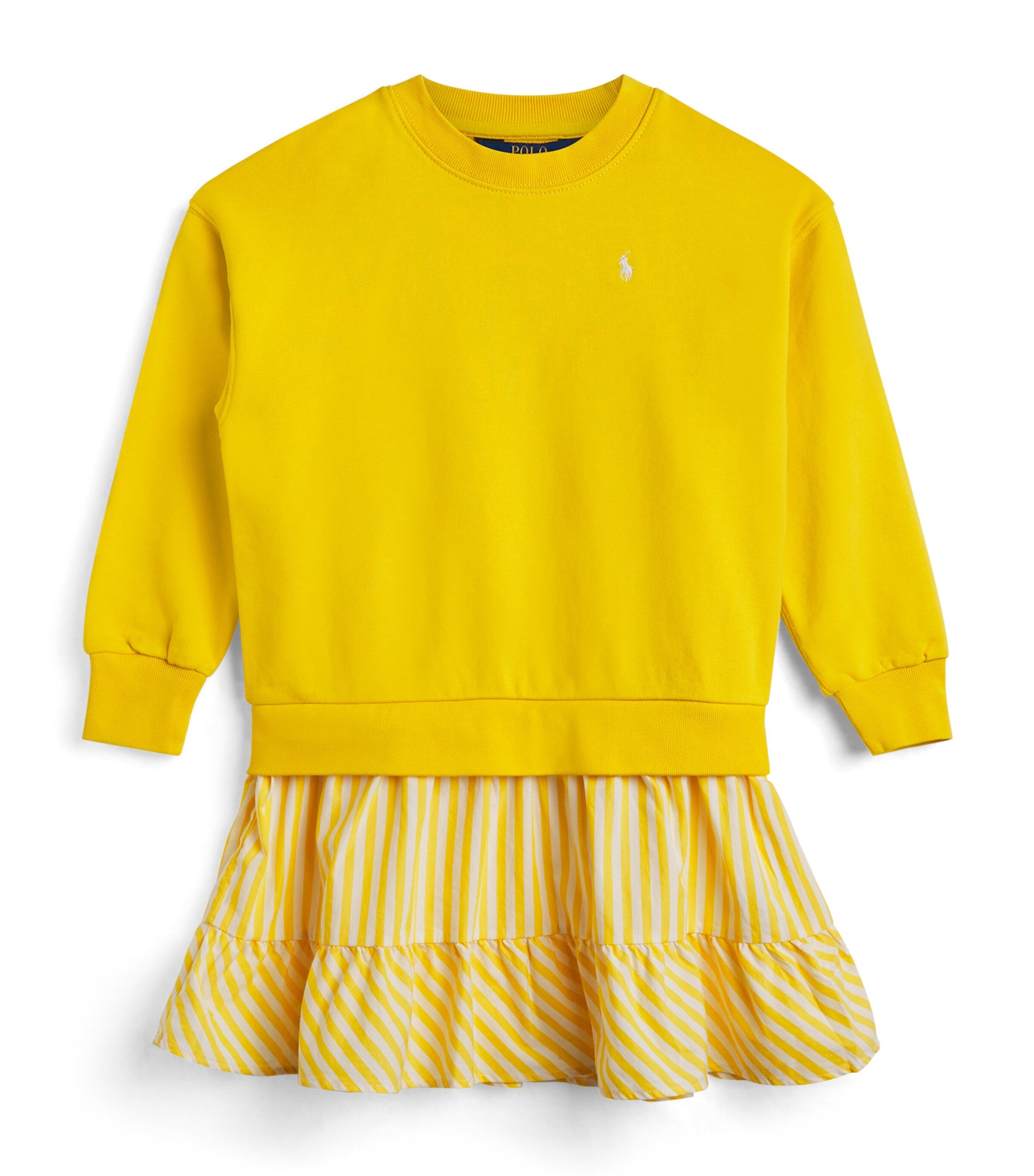 Ralph Lauren kids cotton stripe polo pony dress 2-7 years, imported from the UK