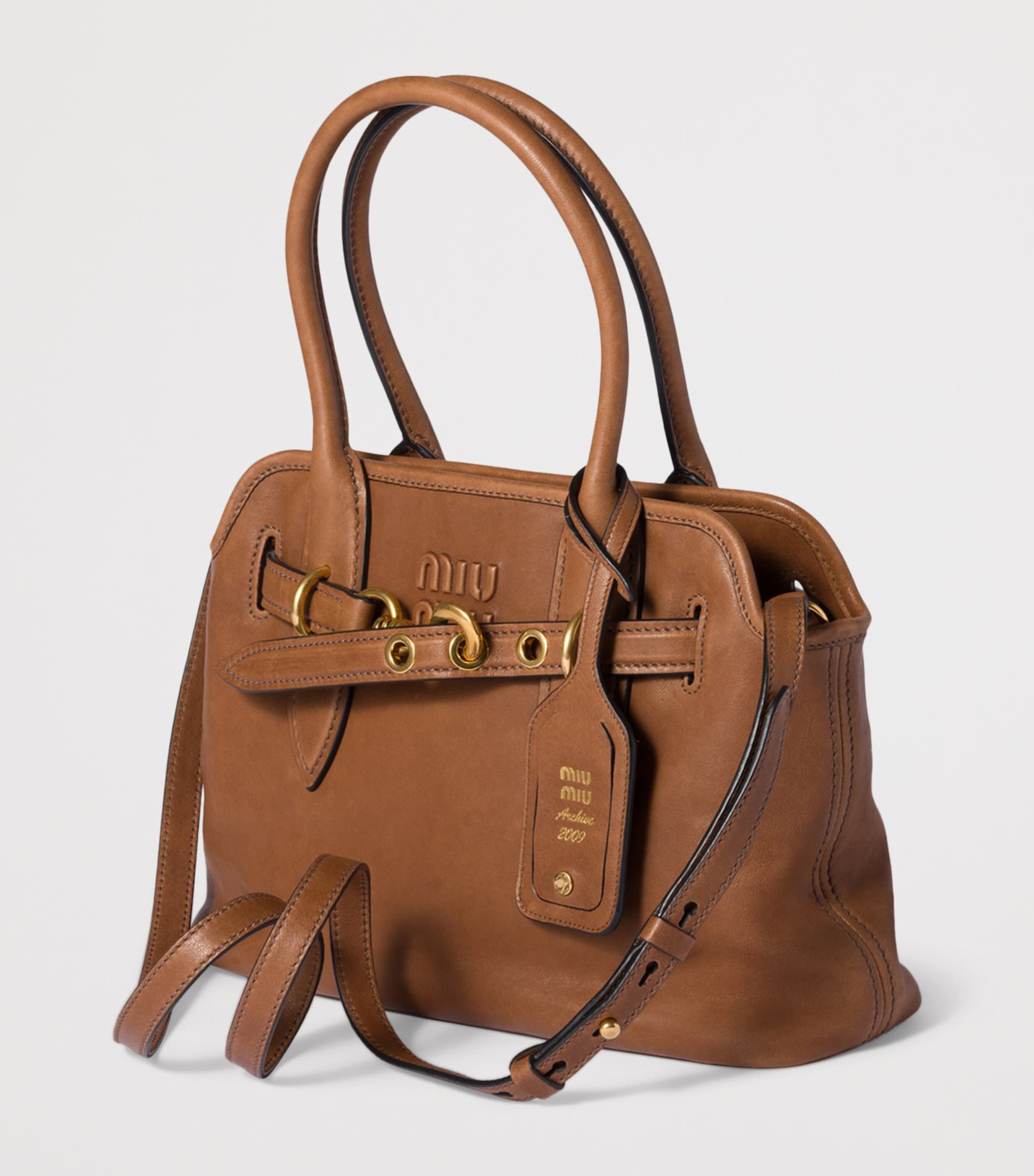 Miu Miu Aventure Nappa leather top-handle bag, UK version