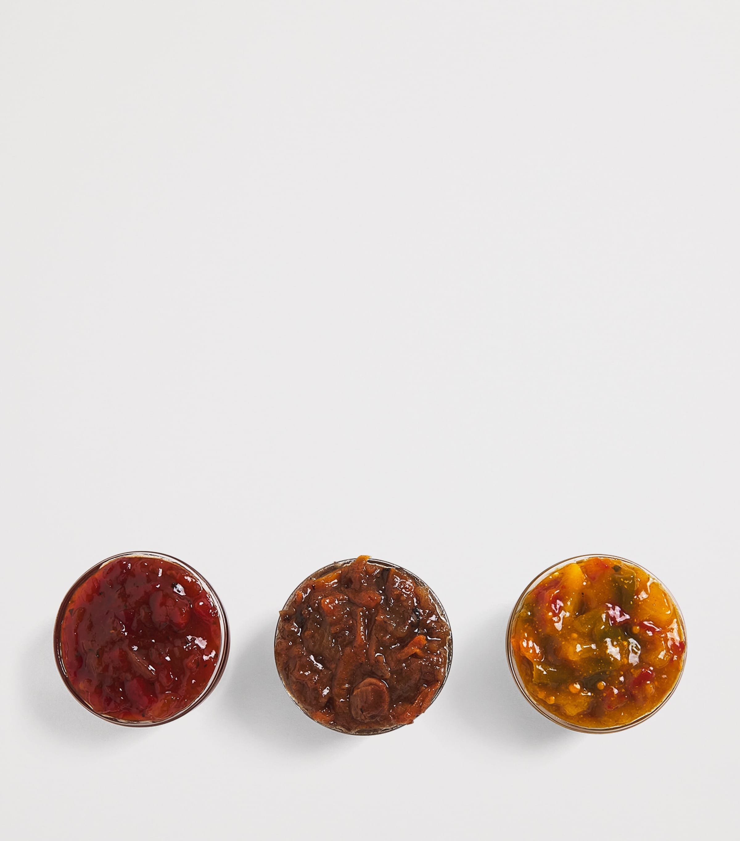 Harrods savoury condiments trio with Piccalilli, Pickle and Relish 371g, UK version