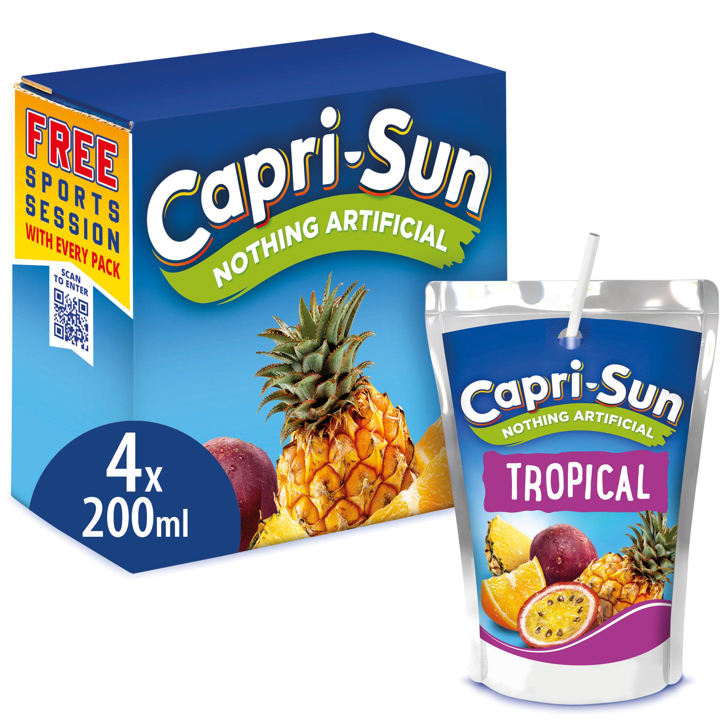 Capri Sun Tropical 4x200ml GOODS Sainsburys   