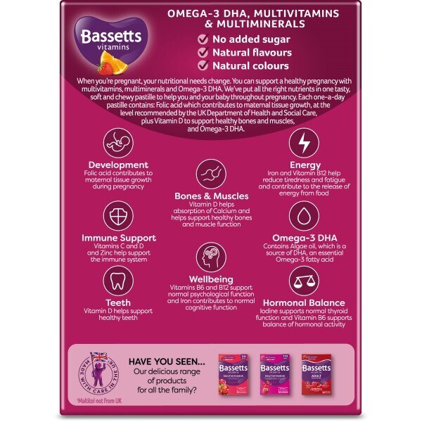 Bassetts Vitamins Pregnancy 30 1 A Day GOODS Superdrug   