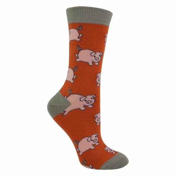 Miss Sparrow Ladies Animal Design Bamboo Socks 4-7 UK