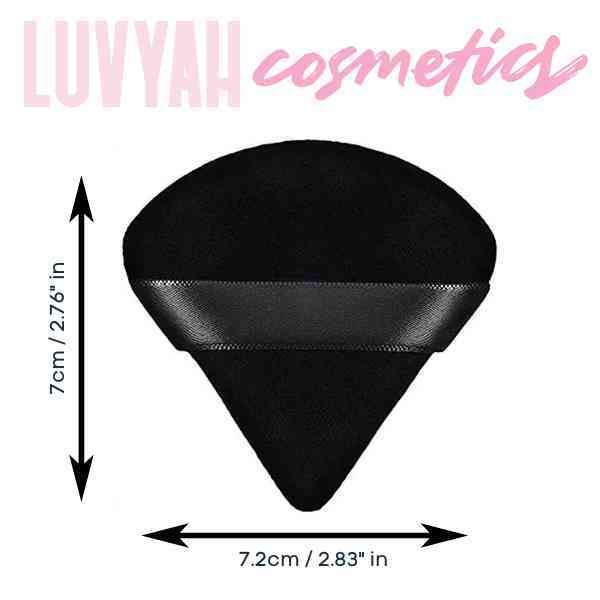 LUVYAH Cosmetics Triangle Make Up Powder Puff Sponges x 3 GOODS Superdrug   