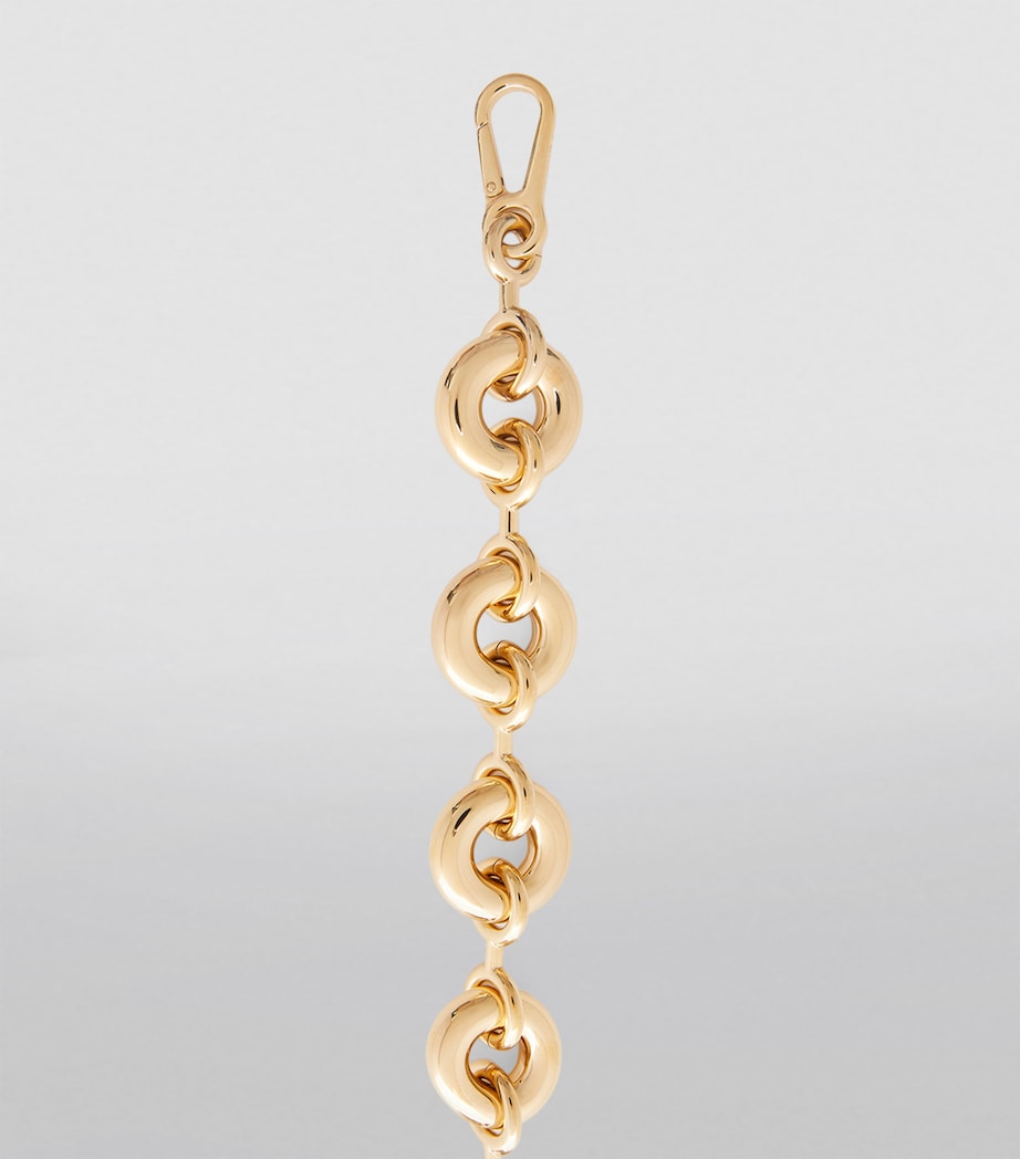 Loewe gold-tone donut chain bag strap - British product