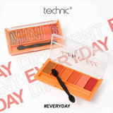 Technic Mini 6 Eyeshadow Palette Heat Is On Edit (British brand)