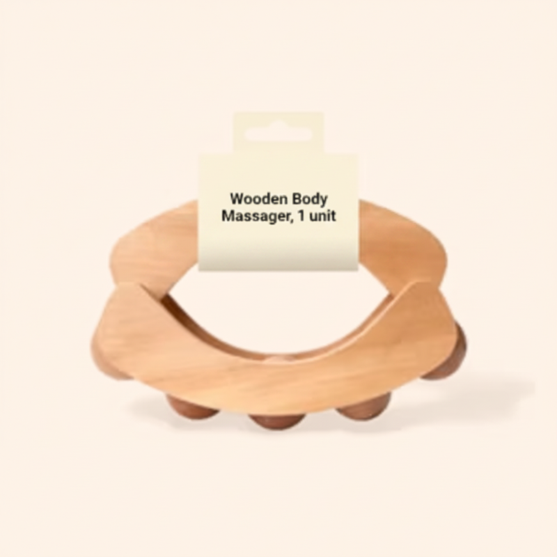 Botanics wooden body massager for relaxation and mindfulness - British product
