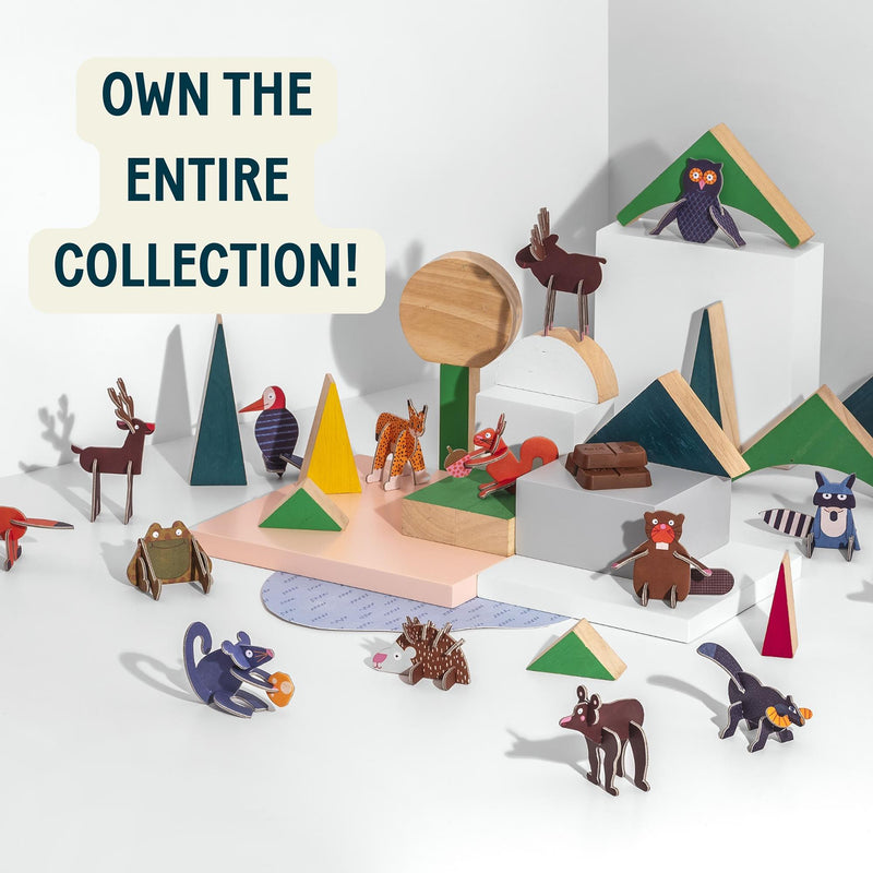 PLAYin CHOC ToyChoc Woodland Animals gift set - British product