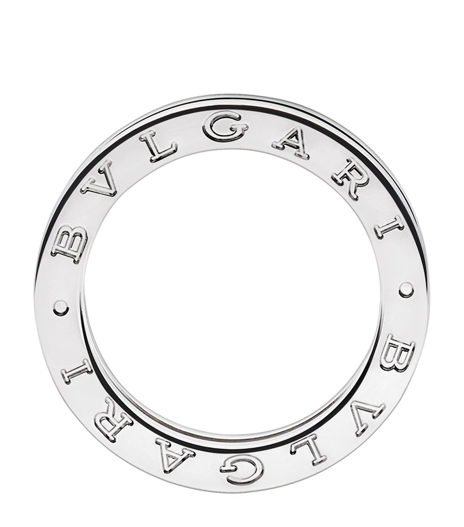 Bvlgari B.zero1 ring white gold diamond, imported from the UK