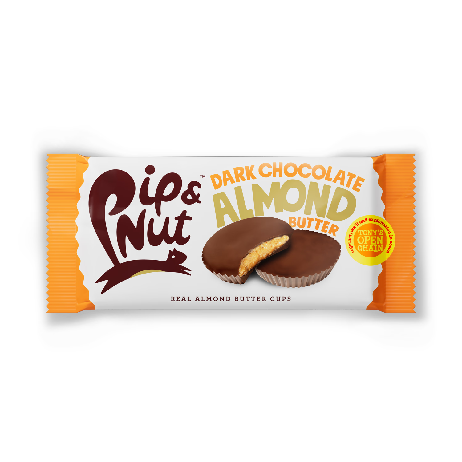Pip & Nut dark chocolate almond butter cups 31g, imported from the UK