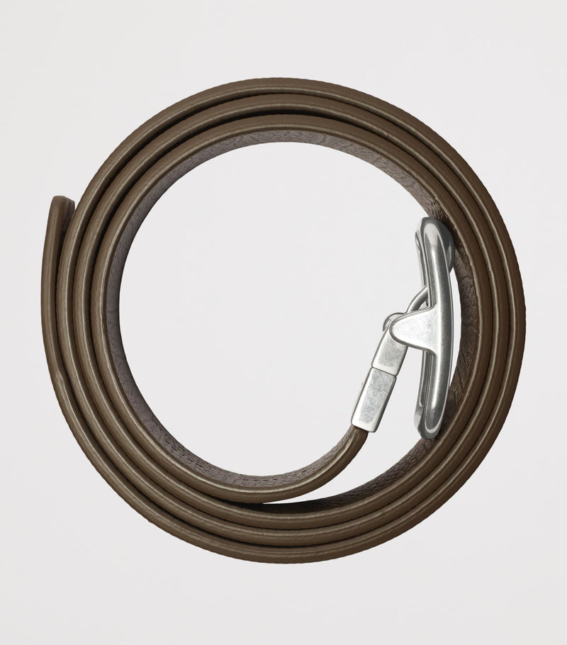 Burberry reversible Check and calf leather belt - British product