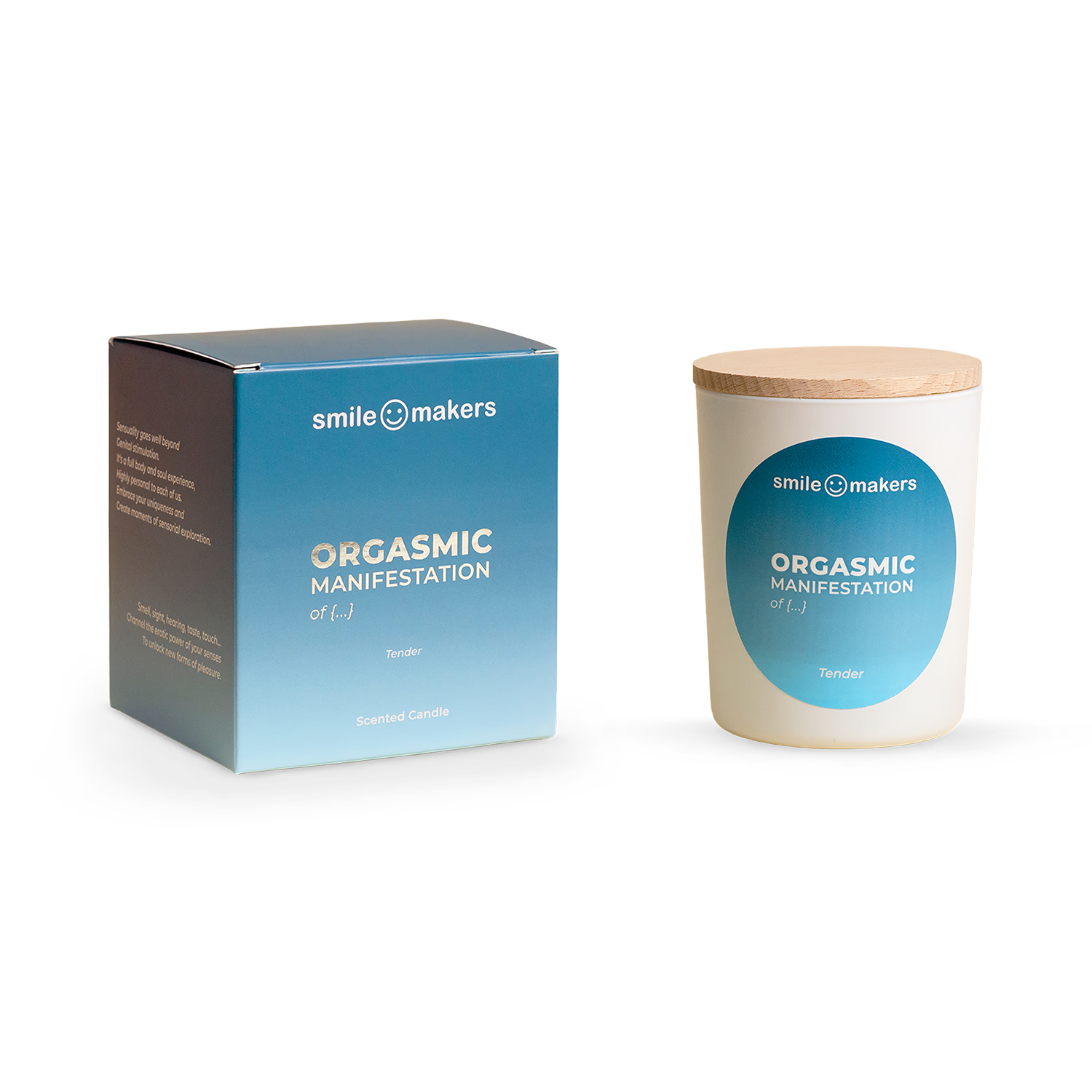 Smile Makers vanilla bergamot scented candle 180g, UK version