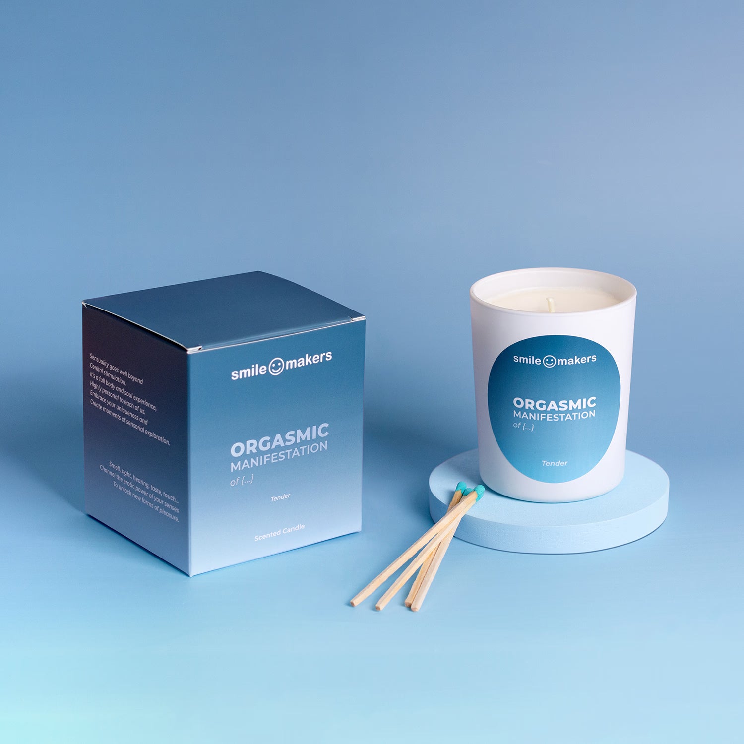 Smile Makers vanilla bergamot scented candle 180g, UK version